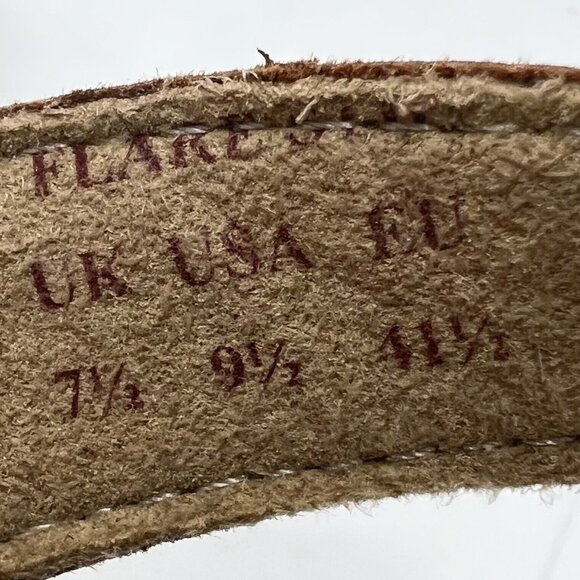 Hotter Womens Flare Brown, Taupe and‎ Cream Leather Sandal Size  9.5 - Picture 7 of 9